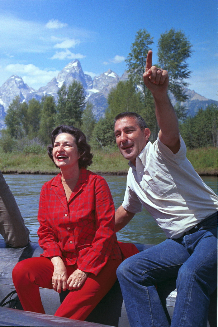 Stewart Udall, pictured here in 1964 with Lady Bird Johnson in Grand Teton National Park, championed National Park System expansion/LBJ Library Stewart Udall, pictured here in 1964 with Lady Bird Johnson in Grand Teton National Park, championed National Park System expansion/LBJ Library