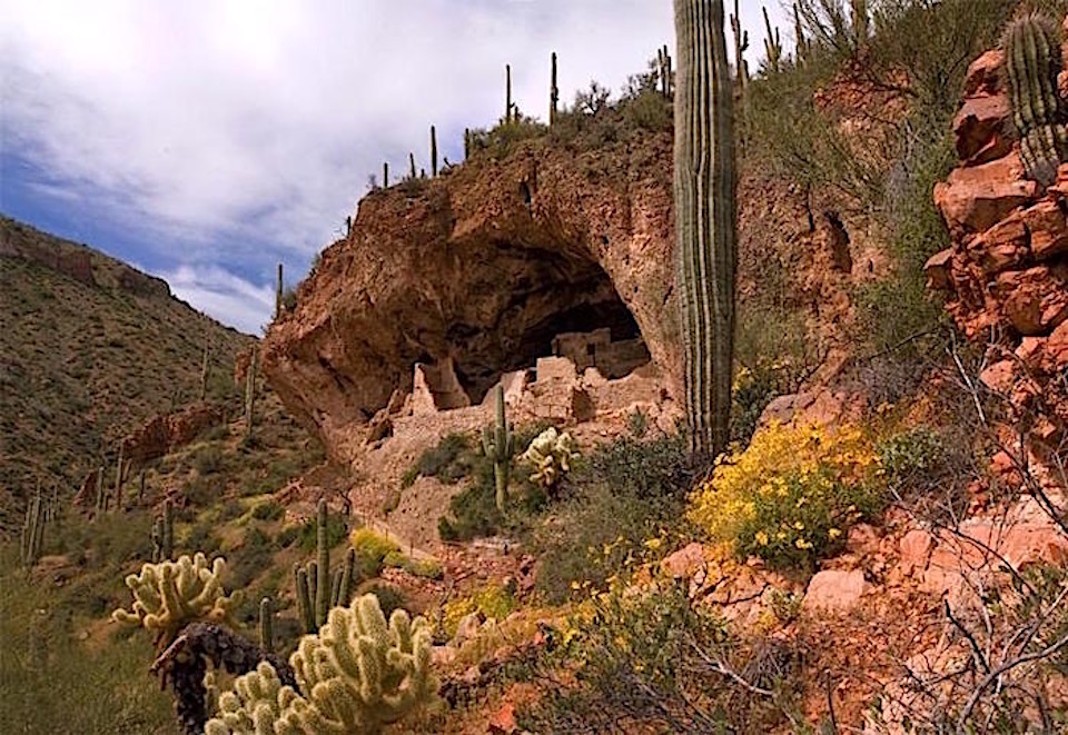 Pilots of air tours are being asked to stop flying close to ruins at Tonto National Monument/NPS file