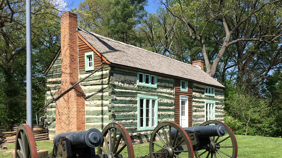 Hardscrabble and howitzers, Ulysses S. Grant National Historic Site / NPS-David Newmann