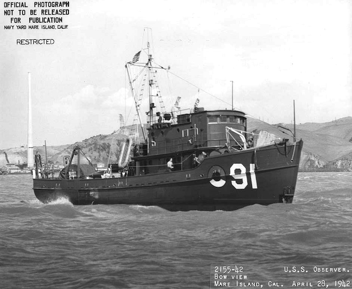 The Sea Wolf started out as a World War II minesweeper/USN