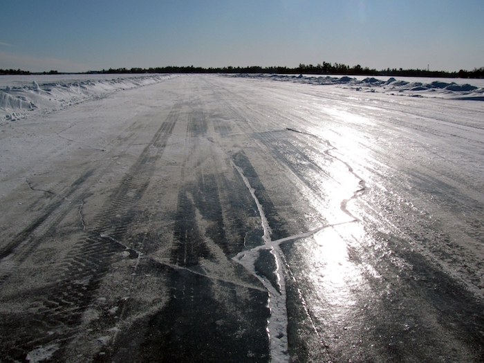 Ice roads are something you won’t encounter in many other places in the National Park System. Just check with park staff to ensure the ice is strong enough to drive on / NPS