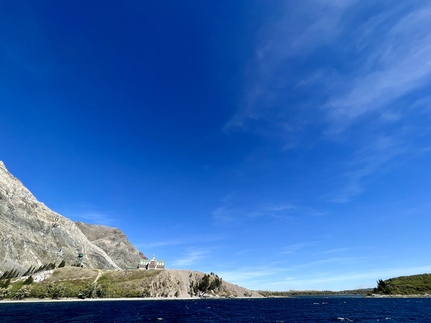 Set high above the Waterton townsite, the Prince of Wales Hotel is the park's most iconic landmark. Set high above the Waterton townsite, the Prince of Wales Hotel is the park's most iconic landmark.