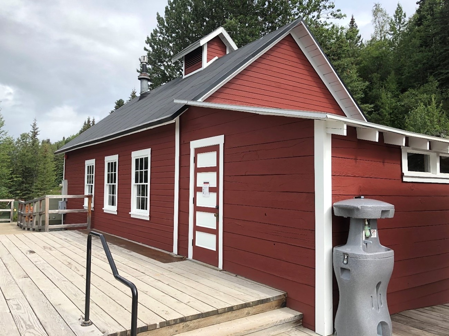 There are handwashing stations available to park visitors/NPS file