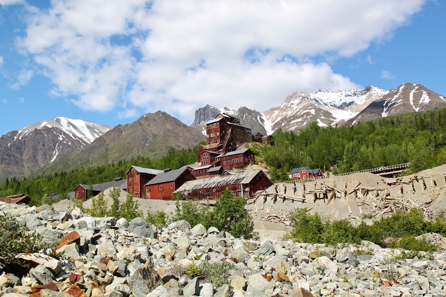 Kennecott Mines National Historic Landmark is also a Superfund site/NPS file