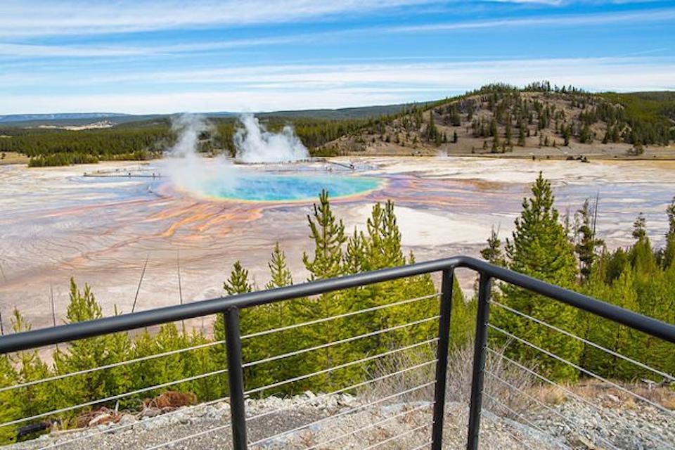 The fate of this hardened overlook built in conjunction with the temporary parking lot remains to be seen/NPS file