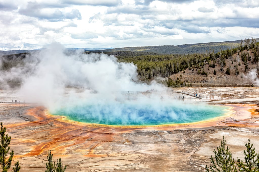 There's a reason there's a boardwalk to take you close to Grand Prismatic Spring/Rebecca Latson file