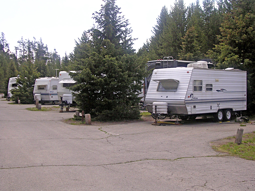 Fishing Bridge RV Park sites, Yellowstone National Park / NPS file