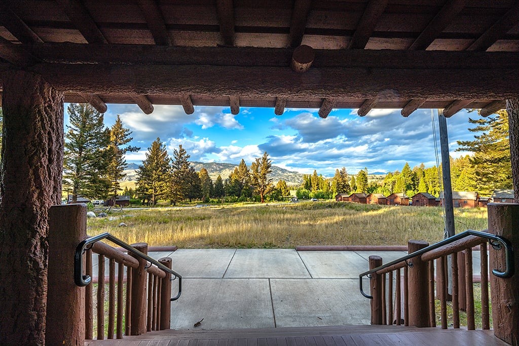 The view from the Roosevelt Lodge porch, Yellowstone National Park / Rebecca Latson