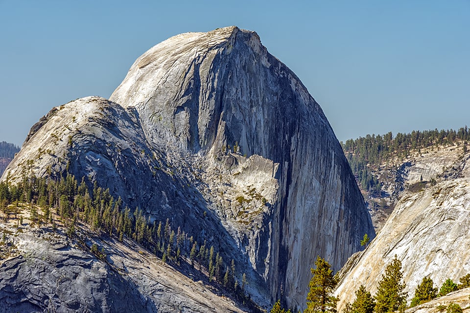 Half Dome is composed of Half Dome Granodiorite, Yosemite National Park / Rebecca Latson