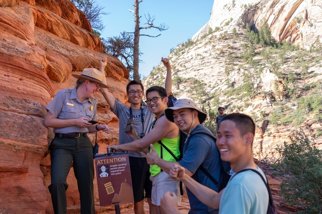 Seasonal lotteries for permits to hike Angels Landing have been announced/NPS file Seasonal lotteries for permits to hike Angels Landing have been announced/NPS file