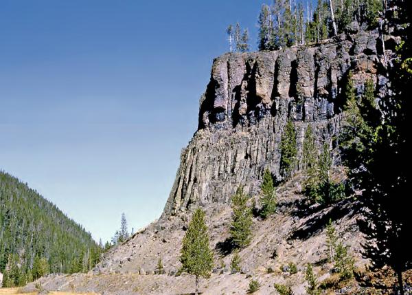 Obsidian Cliff lava flow, Yellowstone