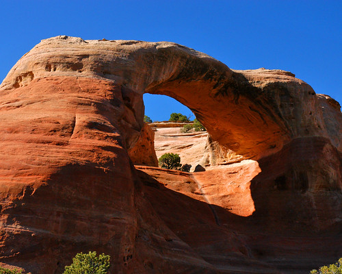 Cedar Tree Arch from a distance, McInnis Canyons National Conservation Area