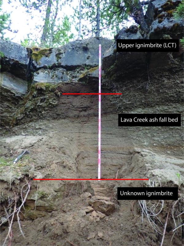 Flagg Ranch exposure of the Lava Creek Tuff Flagg Ranch exposure of the Lava Creek Tuff