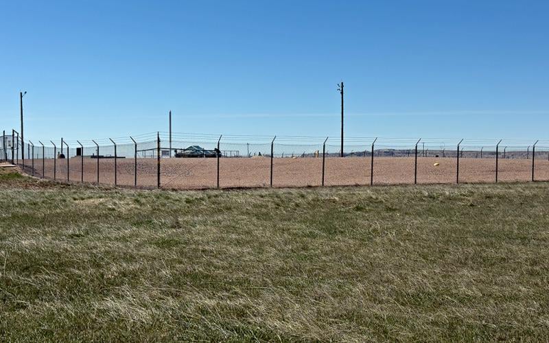 A fenced-in area in which resides the Delta-09 missile silo