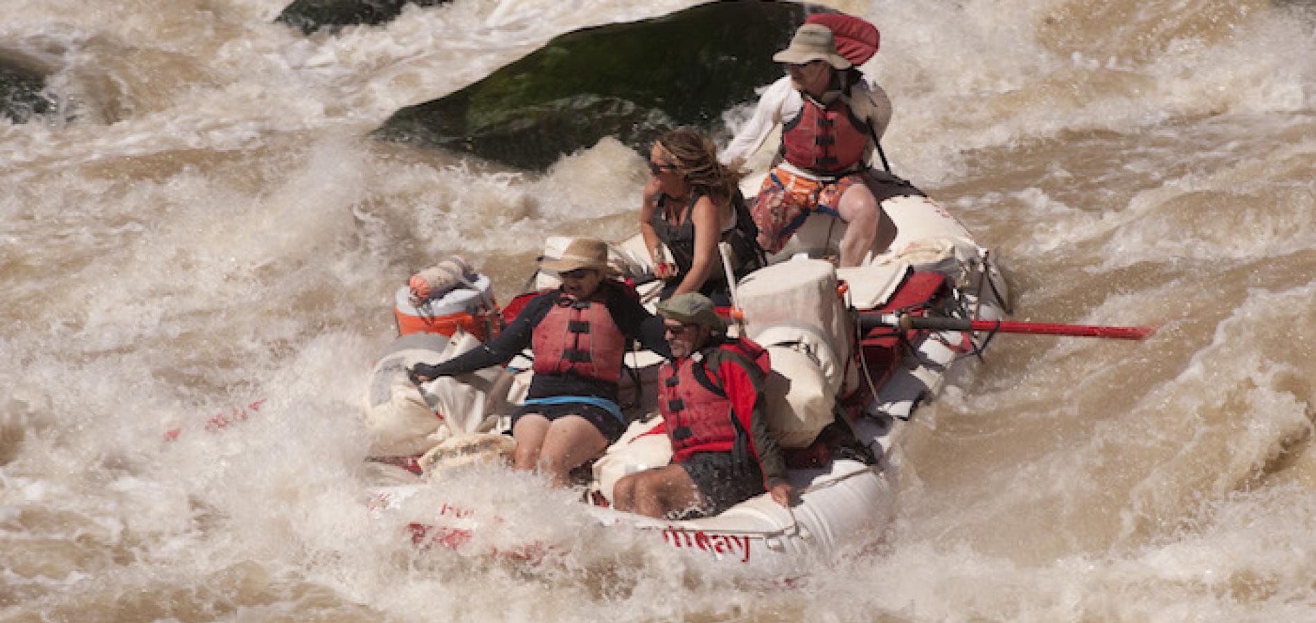 Crashing through Big Drop 3 on the Colorado River/Patrick Cone