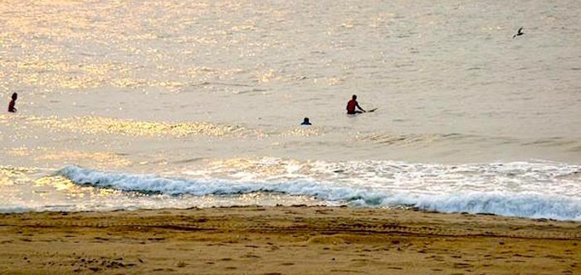 Surfers at Cape Hatteras National Seashore