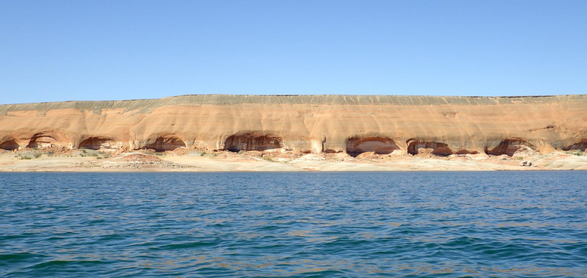 The loss of houseboat business at Lake Powell due to the long-running drought has been devastating to Page, Arizona's economy/Kurt Repanshek