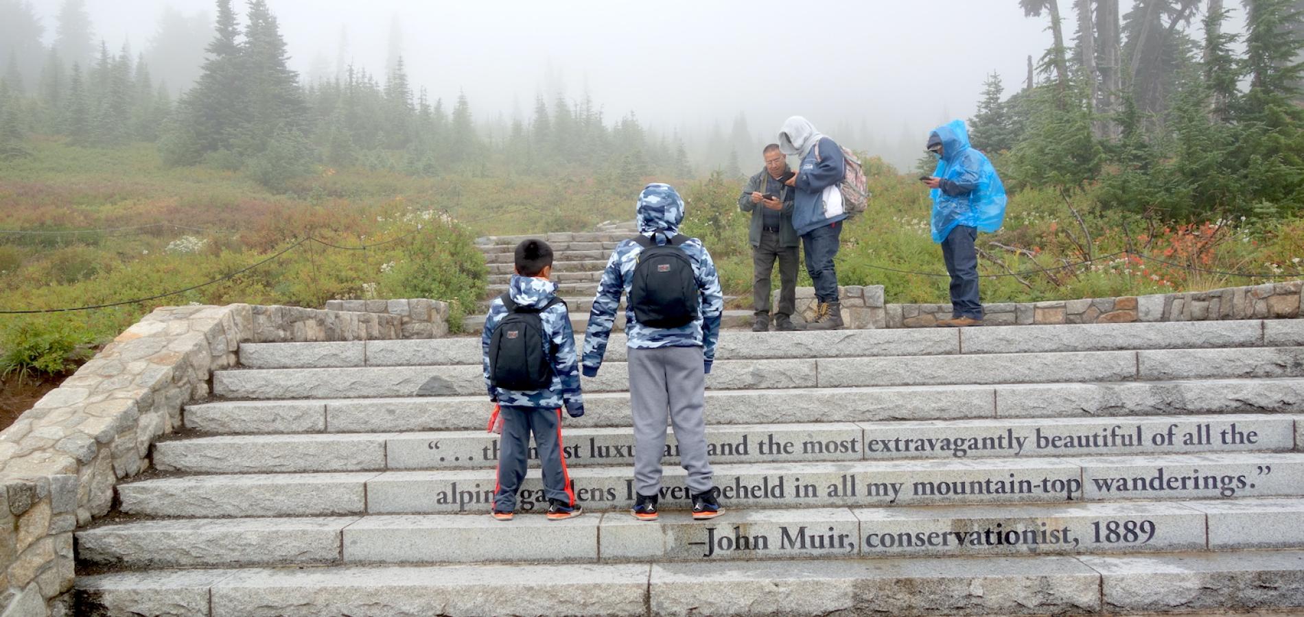 Washington's National Park Fund has been working closely with National Park Service staff to invite the Latinx community in Washington state into Mount Rainier, North Cascades, and Olympic national parks/WNPF Washington's National Park Fund has been working closely with National Park Service staff to invite the Latinx community in Washington state into Mount Rainier, North Cascades, and Olympic national parks/WNPF