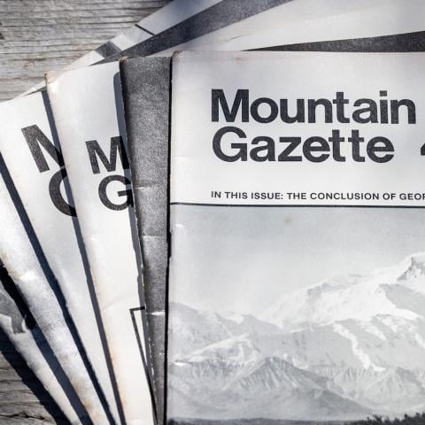 A collection of Mountain Gazette publications.