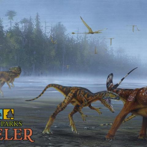 National Parks Traveler podcast, Allosaurus, Saratoga National Historical Park National Parks Traveler podcast, Allosaurus, Saratoga National Historical Park