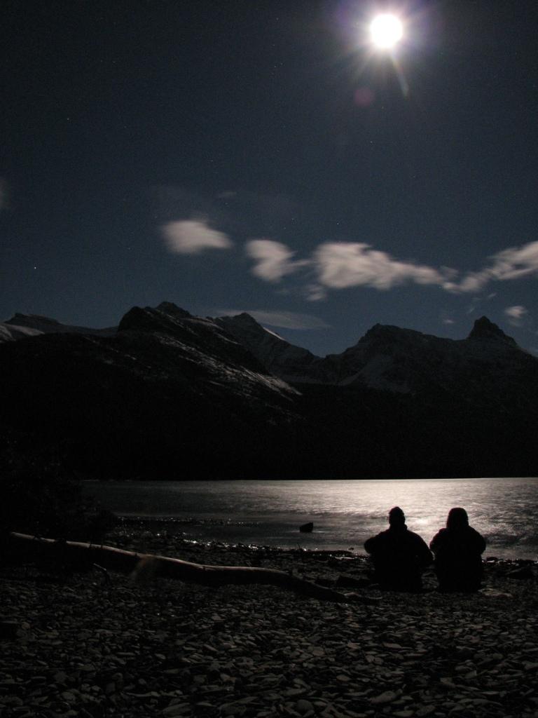 Moonlight on Elizabeth Lake; Matt Carey photo.