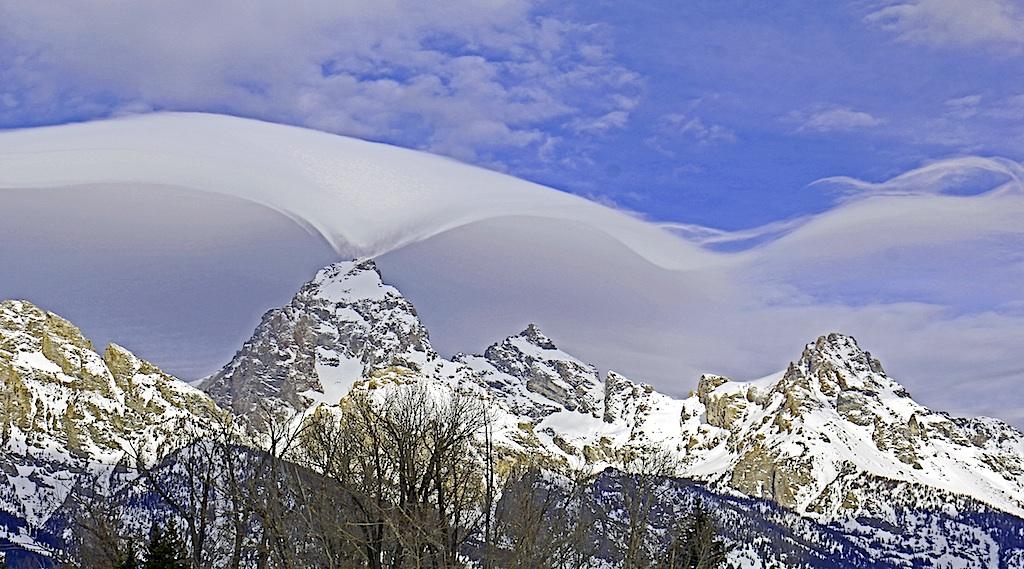 Lenticular Clouds On The Tetons, Jackie Skaggs NPS
