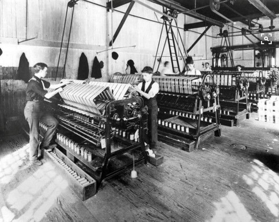 A Day At The Mills, Paterson Great Falls National Hisorical Park, 1913.