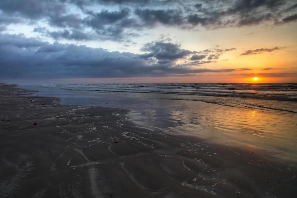 Padre Island sunrise, copyright Rebecca Latson
