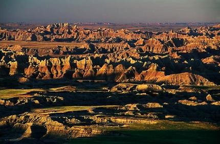 View from Pinnacles Overlook, Badlands NP, copyright QT Luong