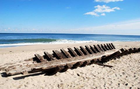 Knot what you see every day: Remains of 1884 shipwreck discovered on  Massachusetts beach