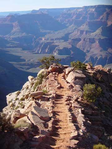 View on the South Kaibab Trail.