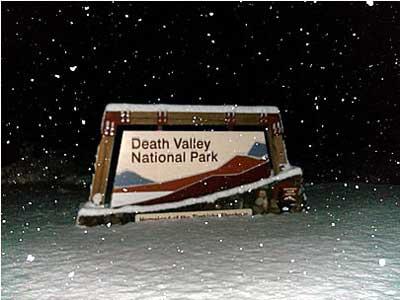 Image result for snow in death valley