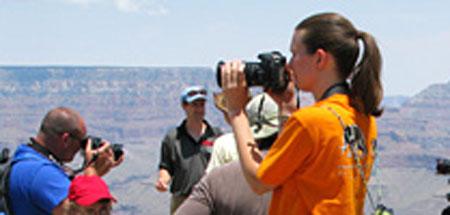 Photographers at Grand Canyon.