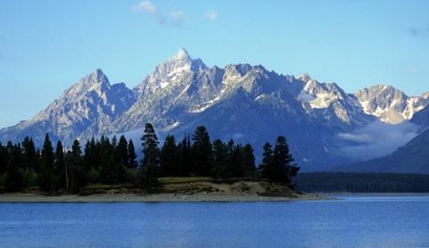 Tetons with Jackson Lake. Kurt Repanshek photo.