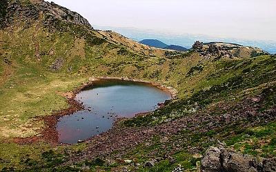 Crater Lake on Mount Halla, Mount Halla National Park, Korea