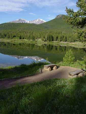 Lilly Lake trail overlook.