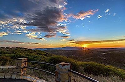 Sunrise from Park Point, Mesa Verde NP, copyright Rebecca Latson