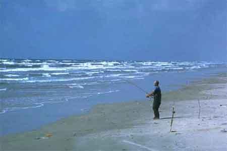 Padre Island fisherman