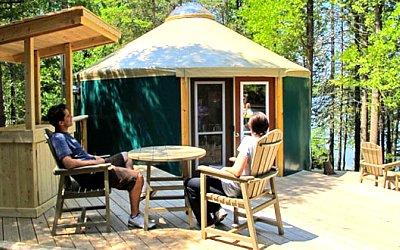 Yurt campground Bruce Peninsula National Park