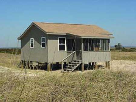 Cabin at Great Island Camp.