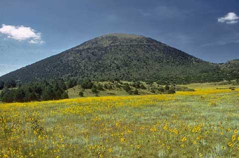 Capulin Volcano.