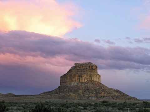 Sunset scene at Chaco.