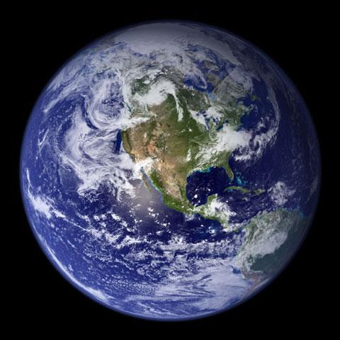 Earth from space.