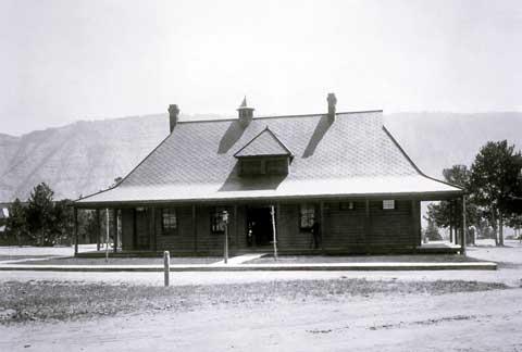 Guardhouse at Fort Yellowstone.