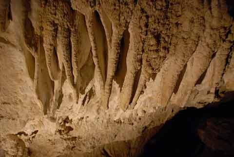 Cave formations.