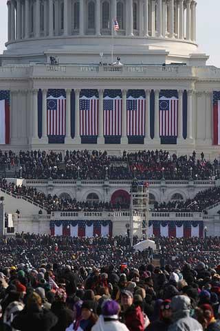 Crowd at the 2008 Inauguration.