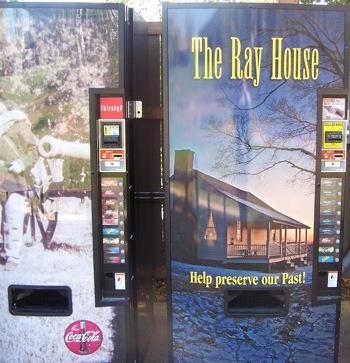 Coke Vending Machines at National Battlefield; 'Adventurer Dustin Holmes' photo via Flickr