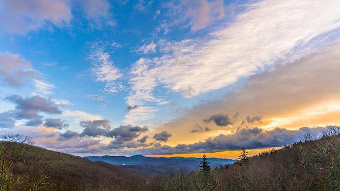 Blue Ridge Parkway sunsets and sunrises/NPS