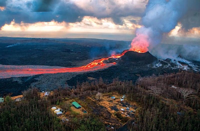 Lava flows at Hawai'i Volcanoes National Park/NPS