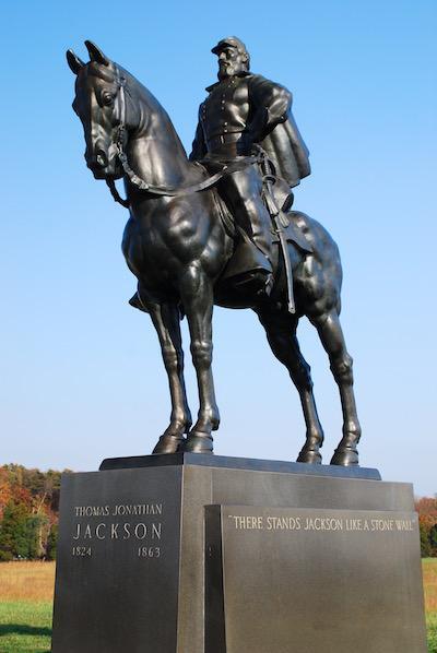 There's a move in Congress to have all Confederate statues removed from the National Park System, including this one of Stonewall Jackson at Manasas National Battlefield/Kurt Repanshek file